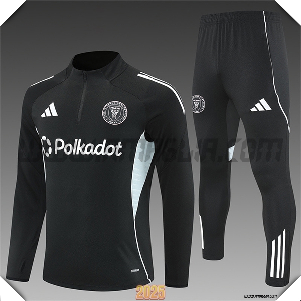 Tuta Calcio Inter Miami CF Bambino Nero 2025 2026