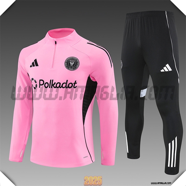 Tuta Calcio Inter Miami CF Bambino Rosa 2025 2026