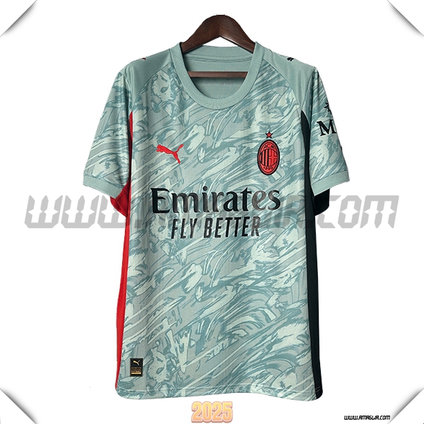 Maglia Calcio Portiere AC Milan 2025 2026 Verde