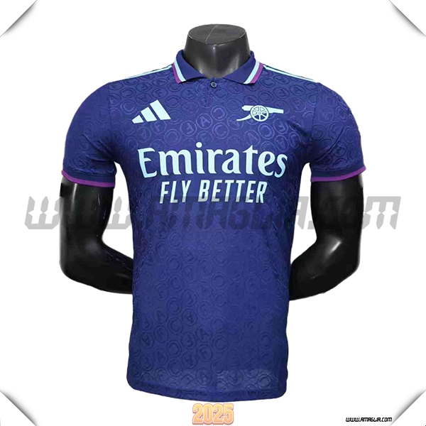 Maglia Calcio Arsenal Edizione Speciale 2025 2026 Blu Marino