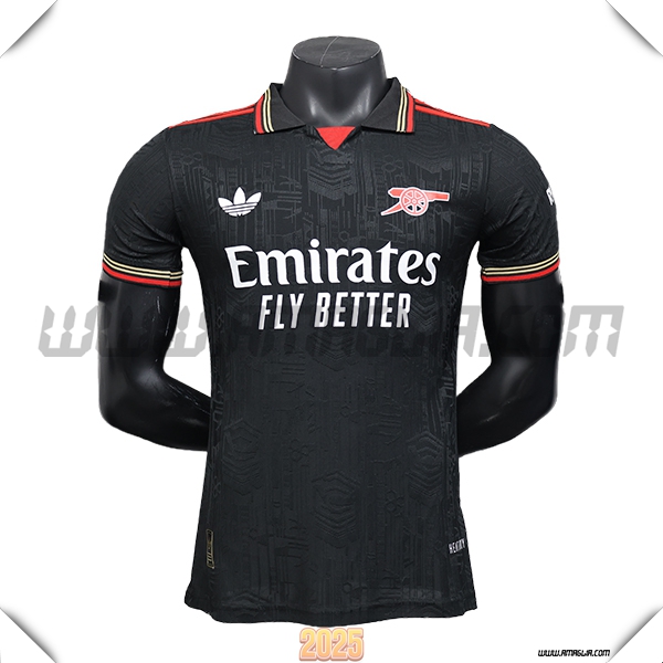 Maglia Calcio Arsenal Edizione Speciale 2025 2026 Nero