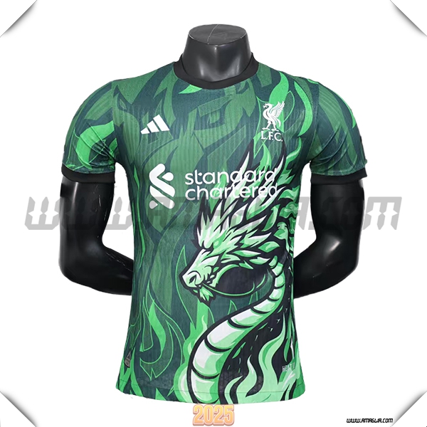 Maglia Calcio Liverpool Edizione Speciale 2025 2026 Verde