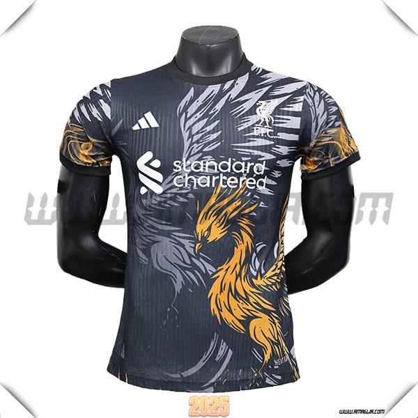 Maglia Calcio Liverpool Edizione Speciale 2025 2026 Nero