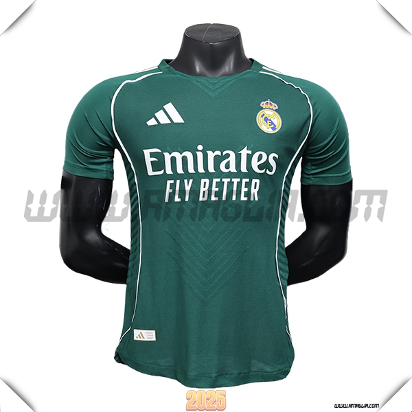 Maglia Calcio Real Madrid Edizione Speciale 2025 2026 Verde
