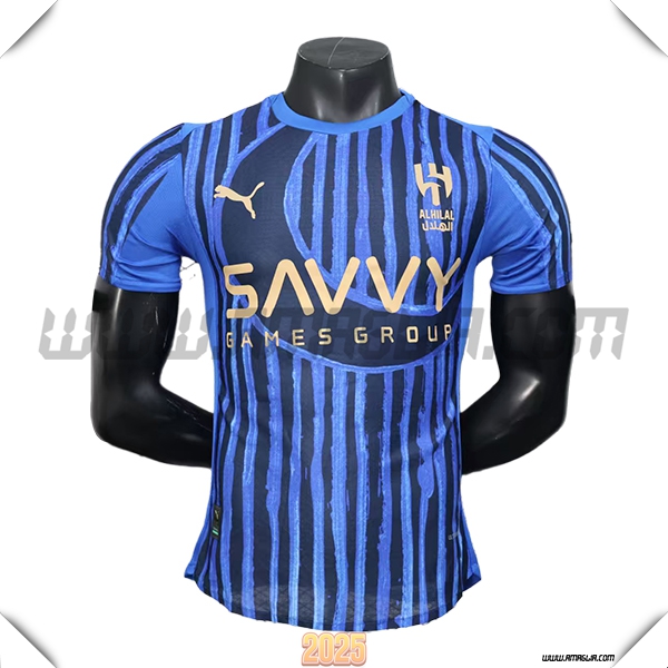 Maglia Calcio Al-Hilal Prima World Cup 2025 2026 Blu/Nero