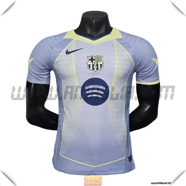 Maglia Calcio FC Barcellona Edizione Speciale 2025 2026 Azzurro Chiaro