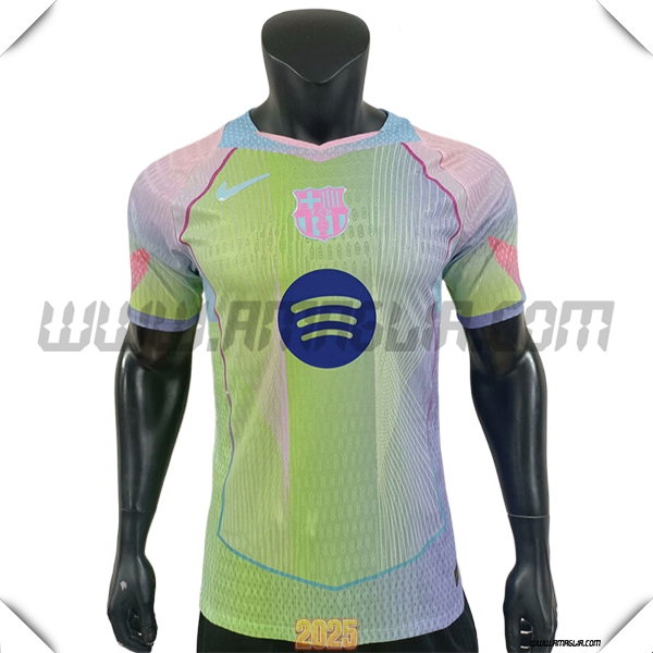 Maglia Calcio FC Barcellona Edizione Speciale 2025 2026 Verde/Rose