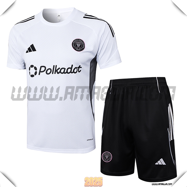 Kit Maglia Allenamento Inter Miami CF Bianco/Nero 2025 2026