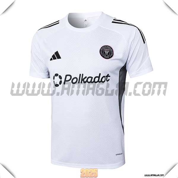 T Shirt Allenamento Inter Miami CF Bianco/Nero 2025 2026