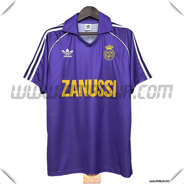 Seconda Maglia Retro Real Madrid 1984/1985 Viola