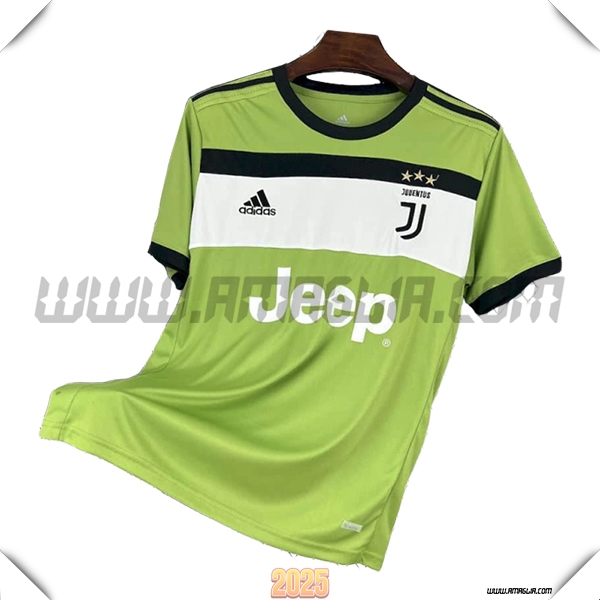 Terzo Maglia Retro Juventus 2017/2018 Verde/Bianco