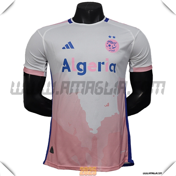 Maglia Squadra Algeria Edizione Speciale Bianco/Rosa 2025 2026