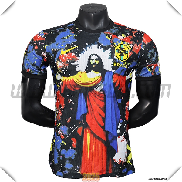 Maglia Squadra Brasile Edizione Speciale Nero 2025 2026