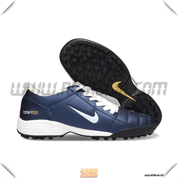 Nike Scarpe Da Calcio T90 TF Blu/Bianco -02