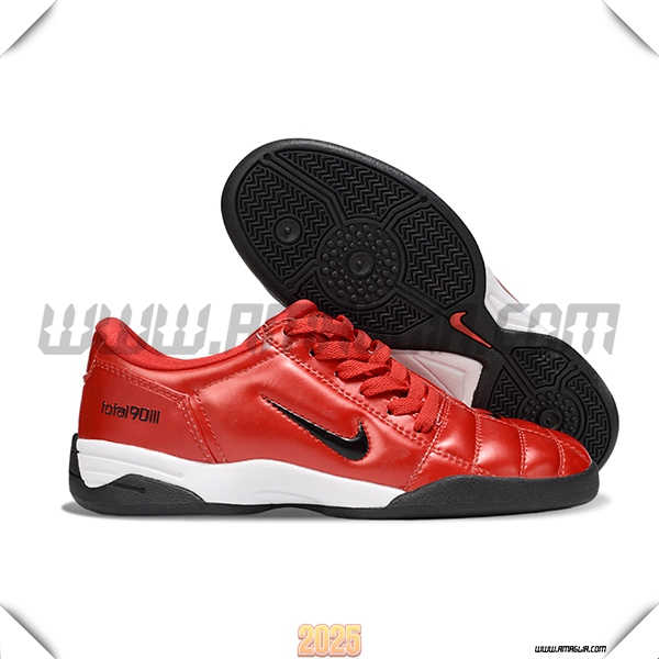 Nike Scarpe Da Calcio T90 IC Rosso/Nero -02