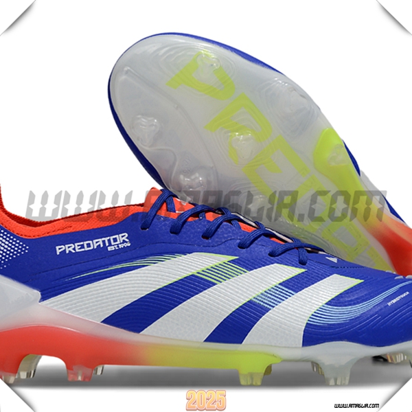 Adidas Scarpe Da Calcio 25 Predator Elite FG Blu/Bianco/Arancia