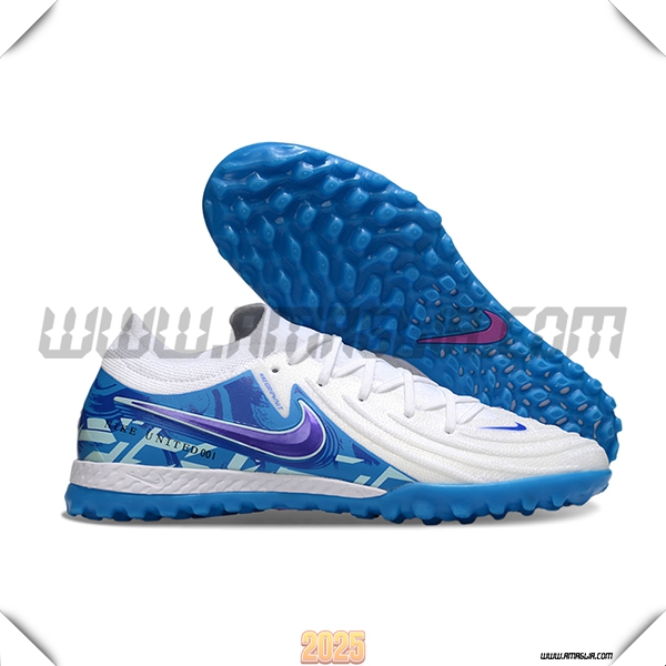Nike Scarpe Da Calcio Phantom GX II EliteTF Bianco/Blu/viola
