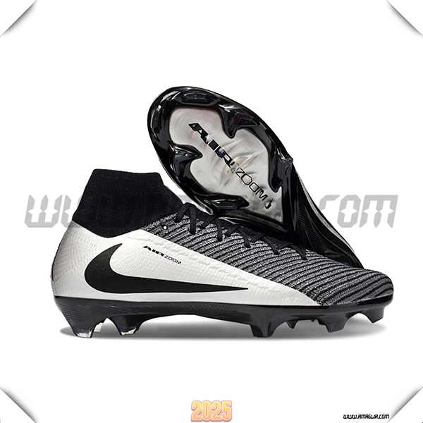 Nike Scarpe Da Calcio Air Zoom Mercurial Superfly IIX Elite FG Nero/Grigio