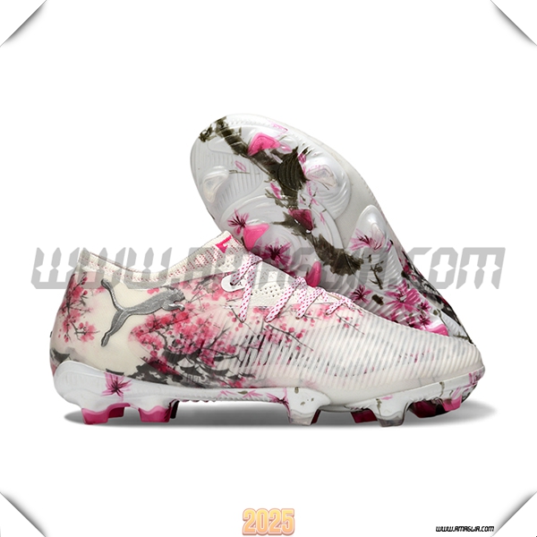 PUMA Scarpe Da Calcio FUTURE 8 ULTIMATE FG/AG Bianco/Rosa/Grigio