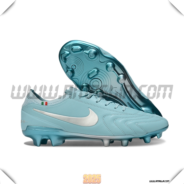 Nike Scarpe Da Calcio Tiempo Legend X Elite LUXE FG Blu/Grigio