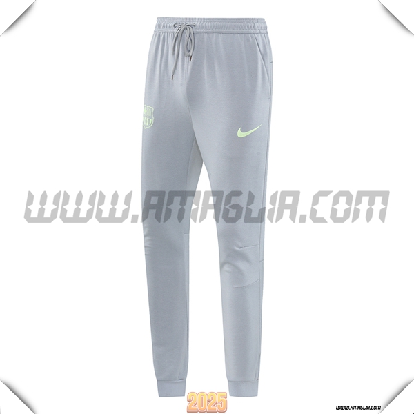 Pantaloni Da Allenamento FC Barcellona Grigio 2025 2026