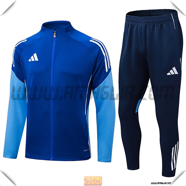 Tuta Calcio Giacca Adidas Blu 2025 2026