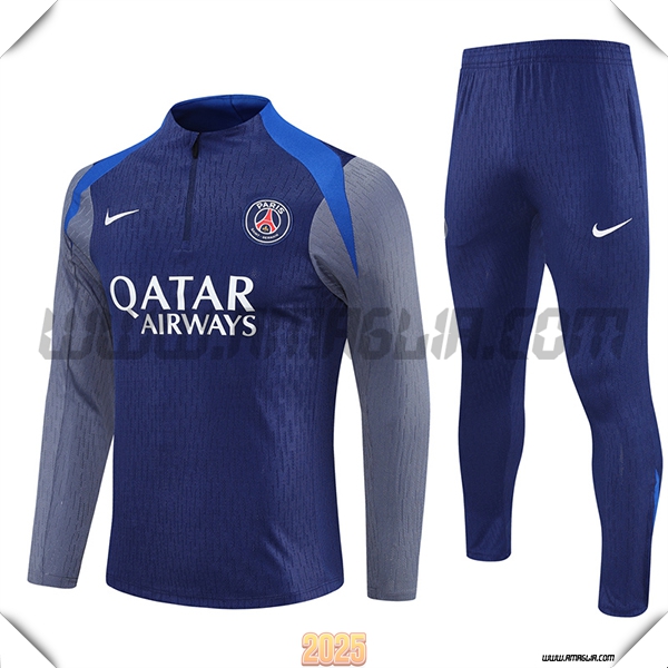 Tuta Calcio PSG Blu/Grigio 2025 2026