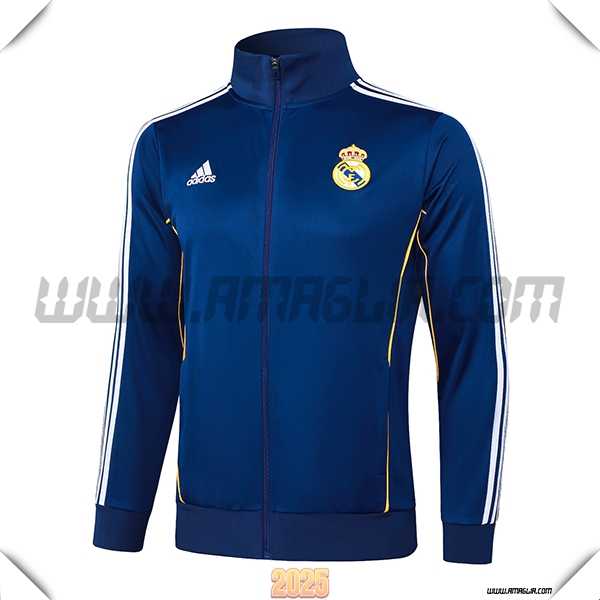 Giacca Calcio Real Madrid Blu Reale 2025 2026