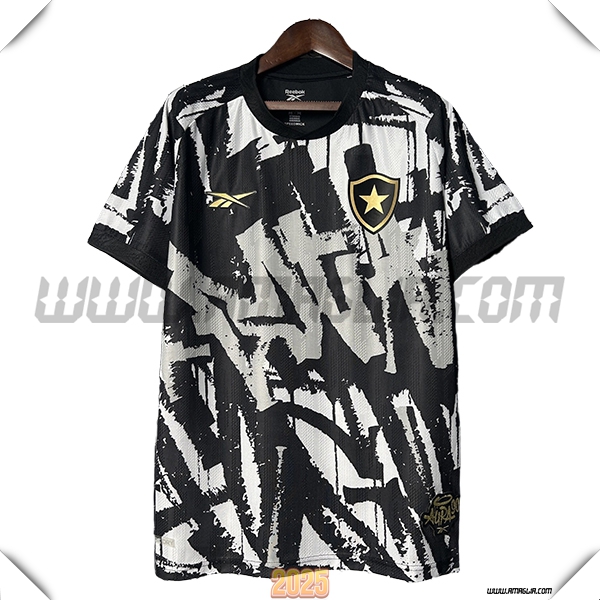 Quarto Maglia Calcio Botafogo 2025 2026 Nero/Grigio