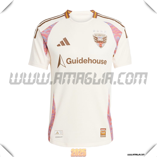 Nuovo Maglia da DC United Seconda 2025 2026 Beige