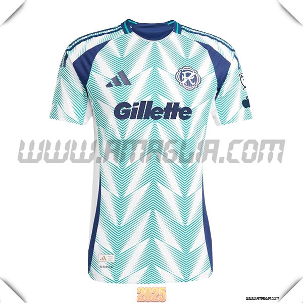 Nuovo Maglia da New England Revolution Seconda 2025 2026 Verde/Bianco