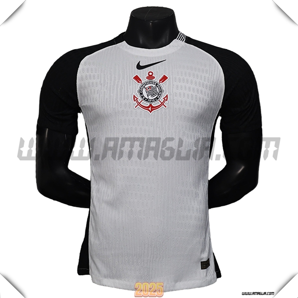 Nuovo Maglia da Corinthians Prima 2025 2026 Nero/Grigio