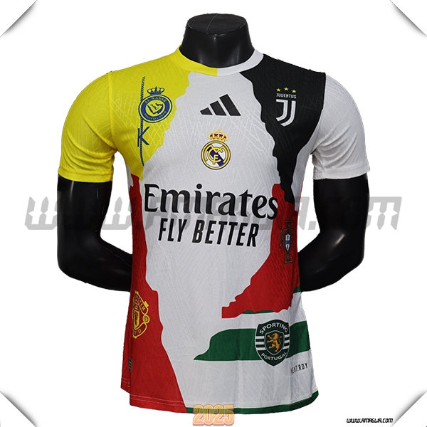 Maglia Calcio Real Madrid RONALDO #7 Edizione Speciale Bianco 2025 2026