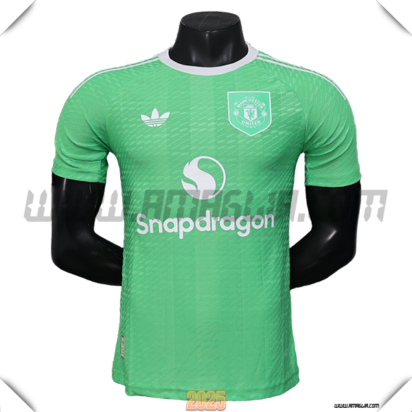 Maglia Calcio Portiere Manchester United 2025 2026 Verde