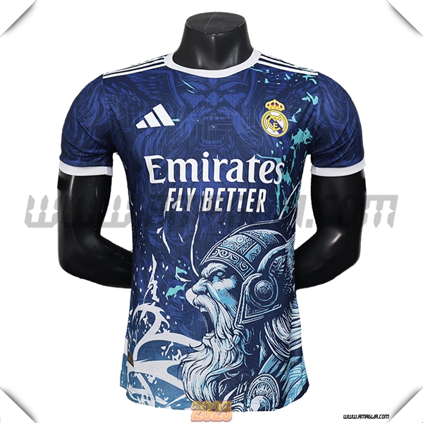 Maglia Calcio Real Madrid Edizione Speciale Blu Marina 2025 2026