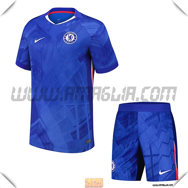 Nuovo Maglia da FC Chelsea Bambino Prima 2025 2026 Blu