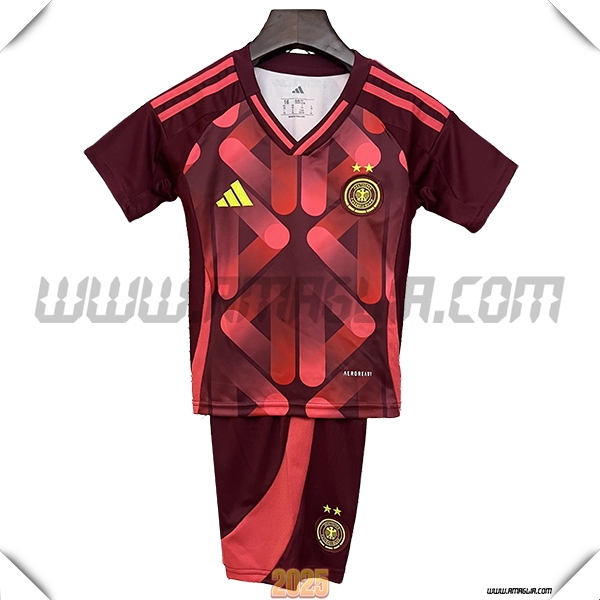 Nuovo Maglia da Germania Bambino Seconda 2025 2026 Rosso