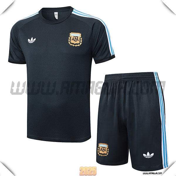 Kit Maglia Allenamento Argentina Grigio Scuro 2025 2026