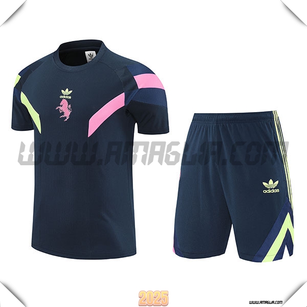 Kit Maglia Allenamento Juventus Blu/viola/Verde 2025 2026