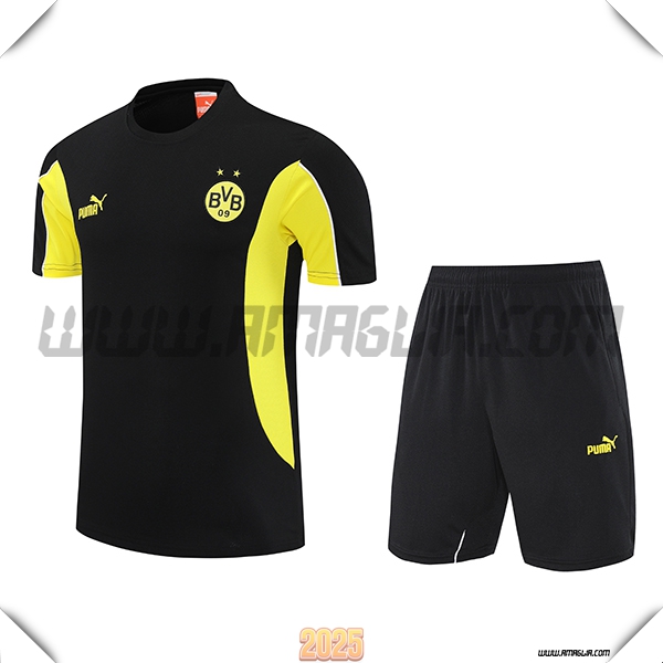 Kit Maglia Allenamento Dortmund Nero/Giallo 2025 2026 -02