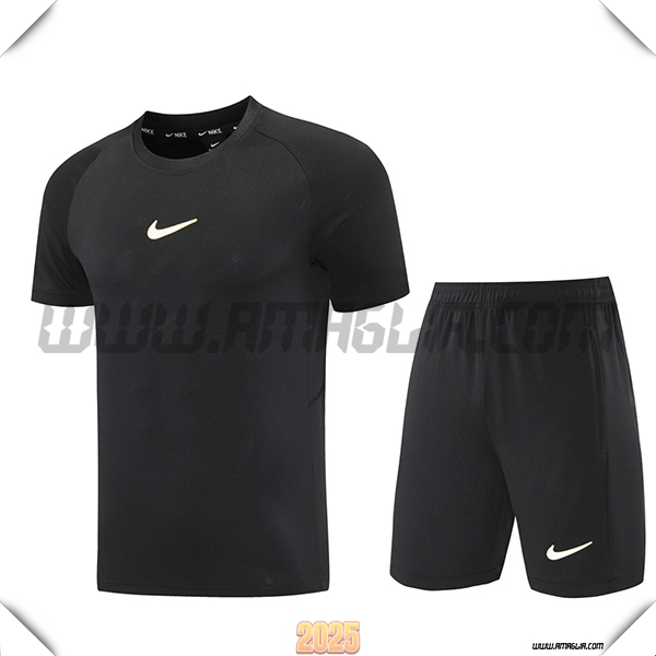 Kit Maglia Allenamento Nike Nero 2025 2026