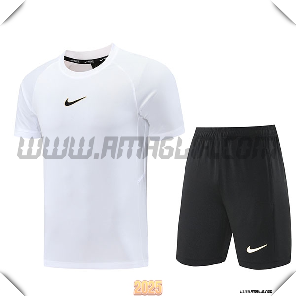 Kit Maglia Allenamento Nike Bianco 2025 2026
