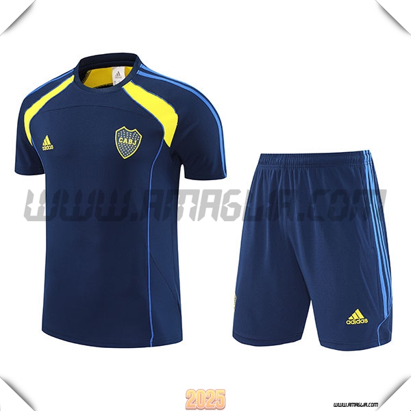Kit Maglia Allenamento Boca Juniors Blu/Giallo 2025 2026