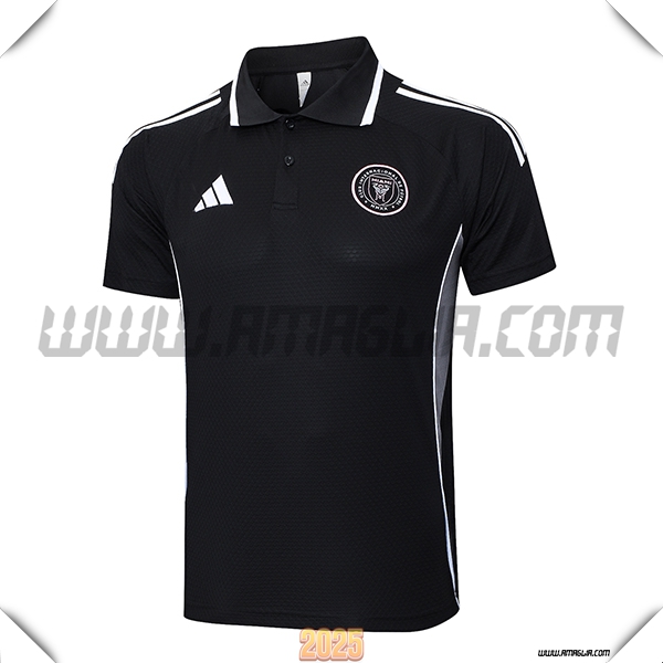 Maglia Polo Inter Miami CF Nero/Grigio 2025 2026