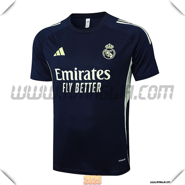 T Shirt Allenamento Real Madrid blu navy 2025 2026 -02