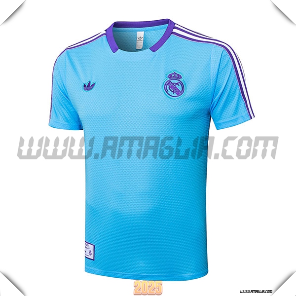 T Shirt Allenamento Real Madrid Blu/viola 2025 2026