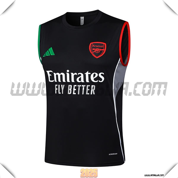 Canotta Allenamentos Arsenal Nero 2025 2026