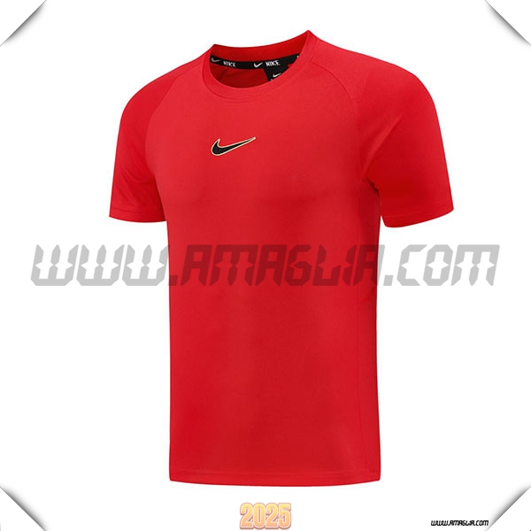 T Shirt Allenamento Nike Rosso 2025 2026