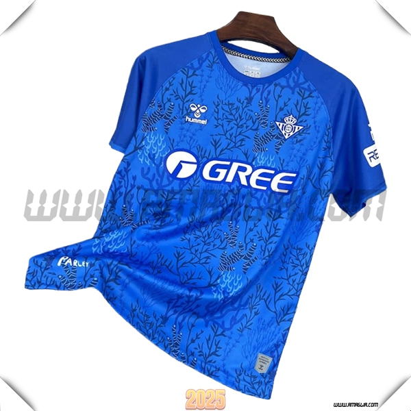 T Shirt Allenamento Real Betis Blu 2025 2026