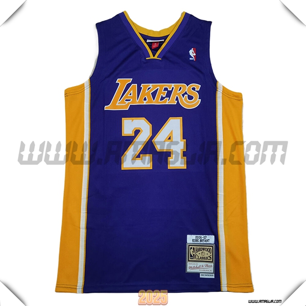 Maglia Los Angeles Lakers (BRYANT #24) 2025/26 viola/Giallo
